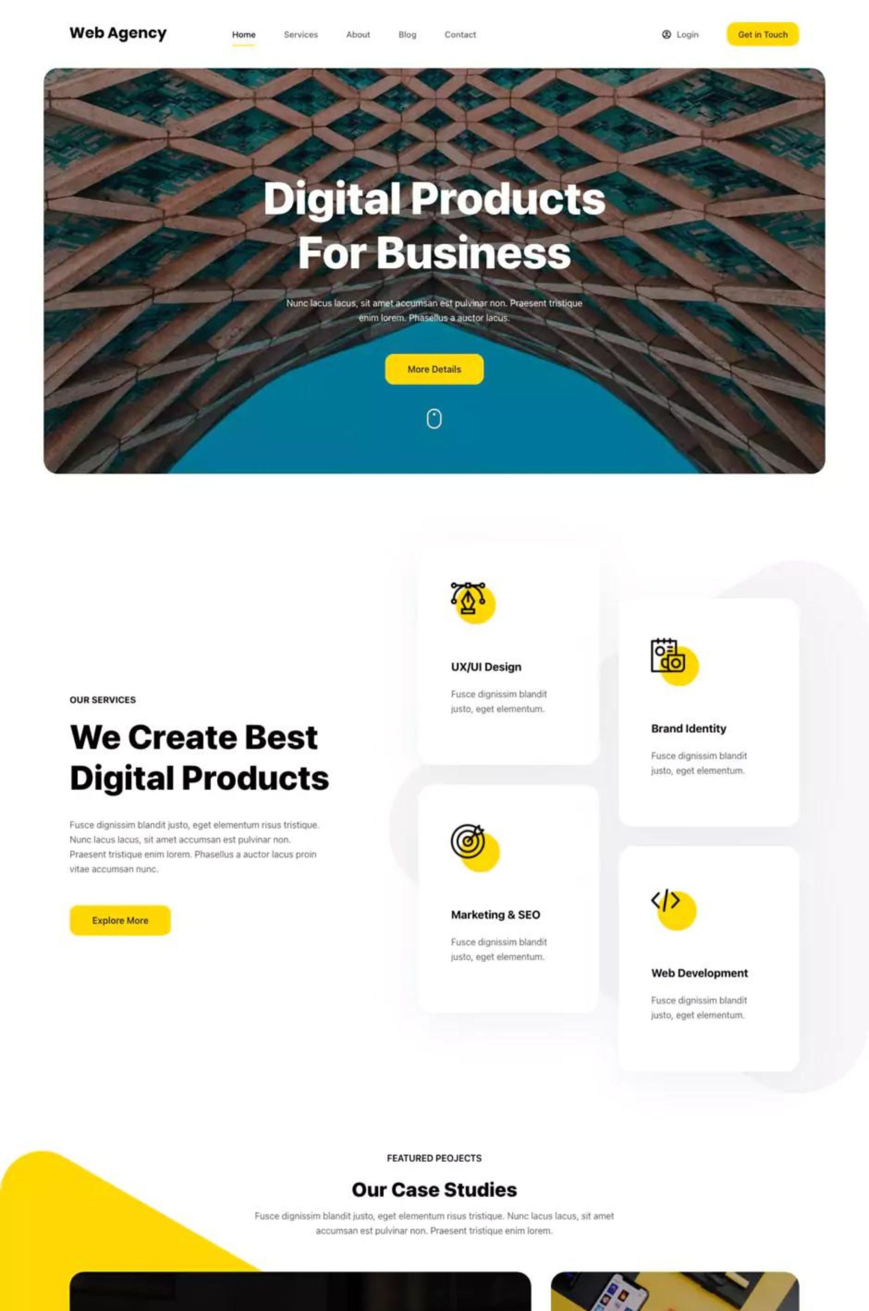 Web Agency Elementor Website Template