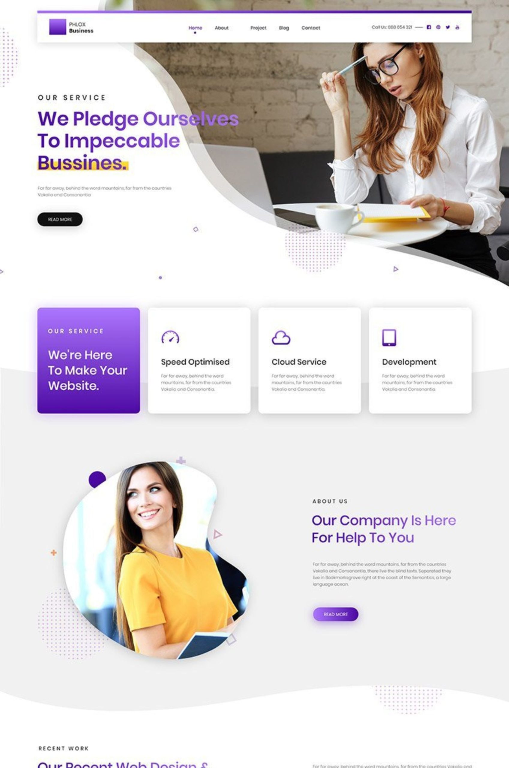 Digital Business WordPress Elementor Template