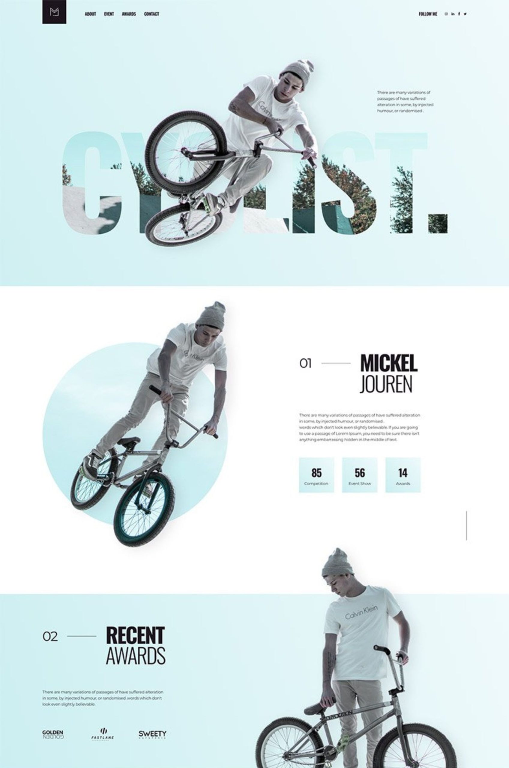 Cyclist WordPress Elementor Website Template