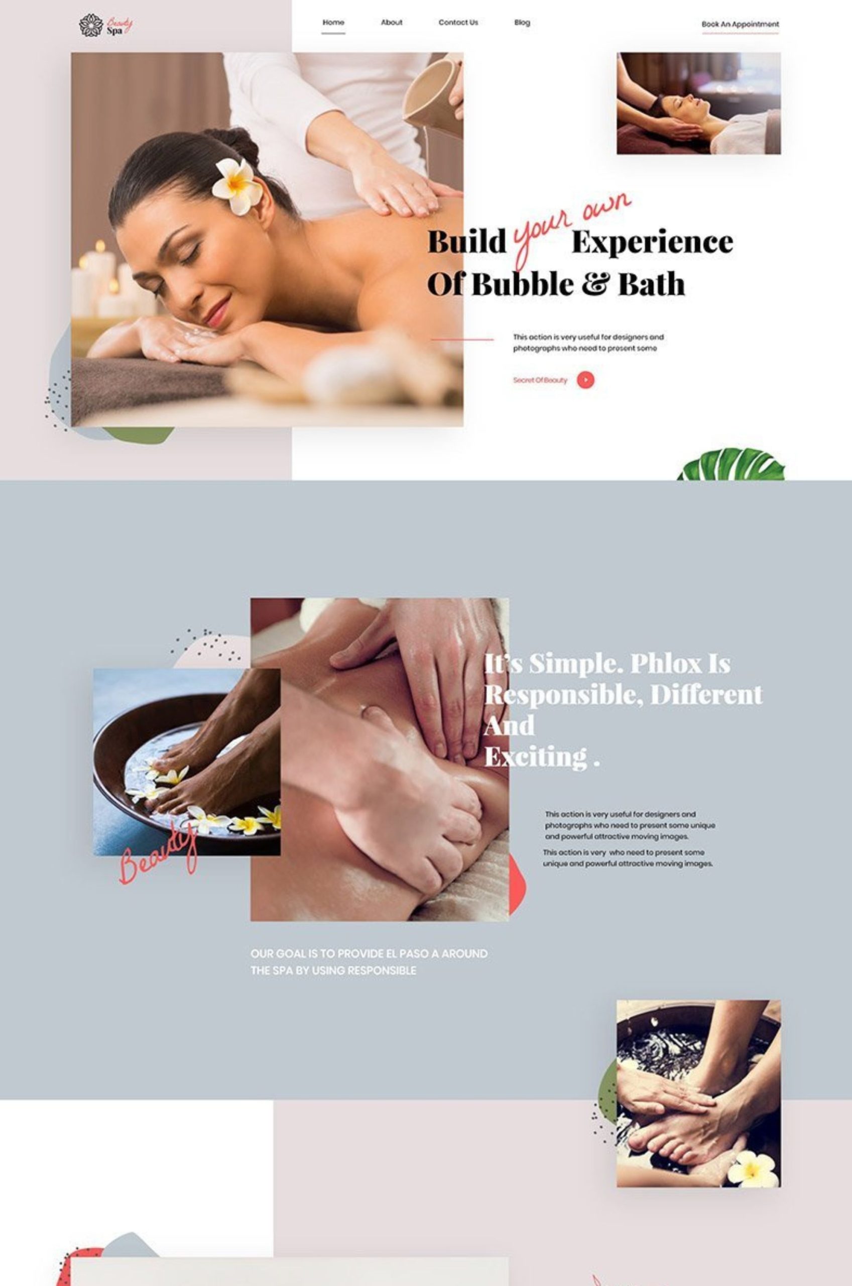 Beauty Spa Elementor Website Template