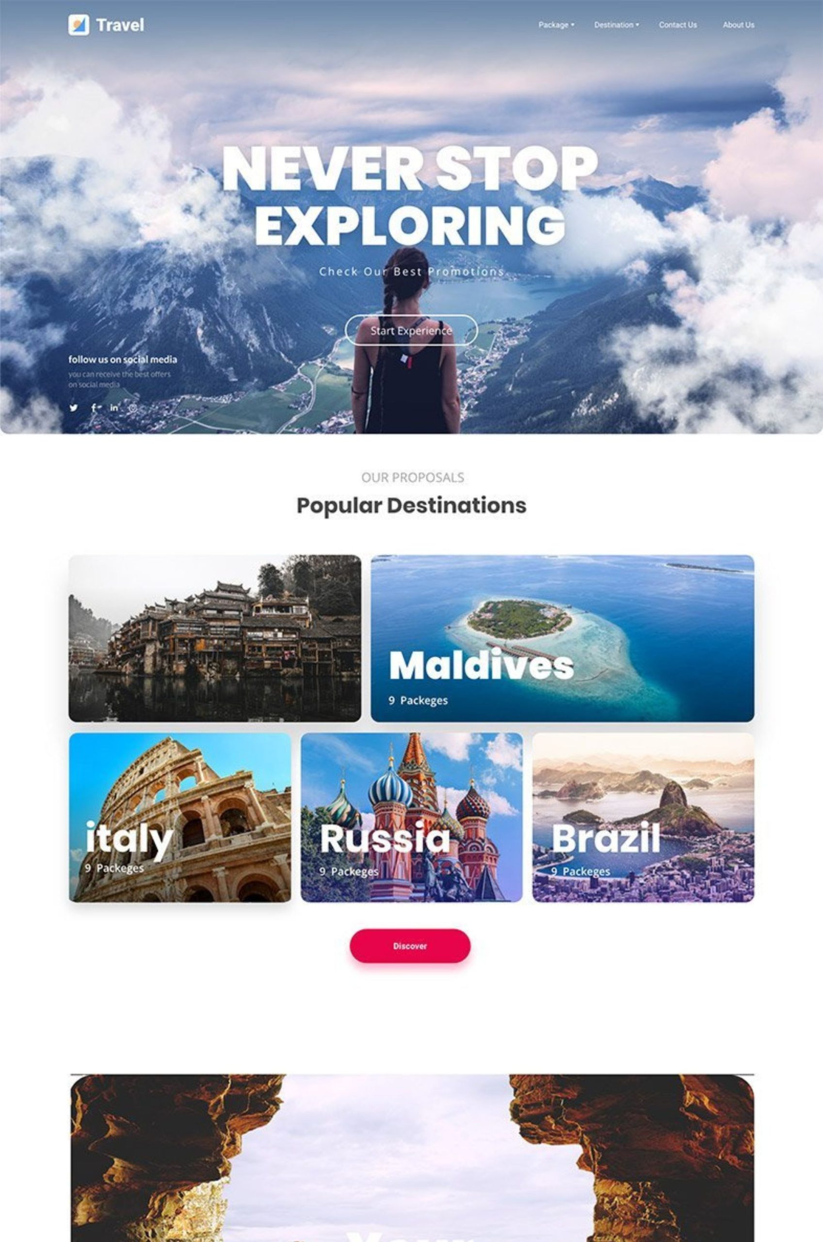 Travel Elementor Website Template