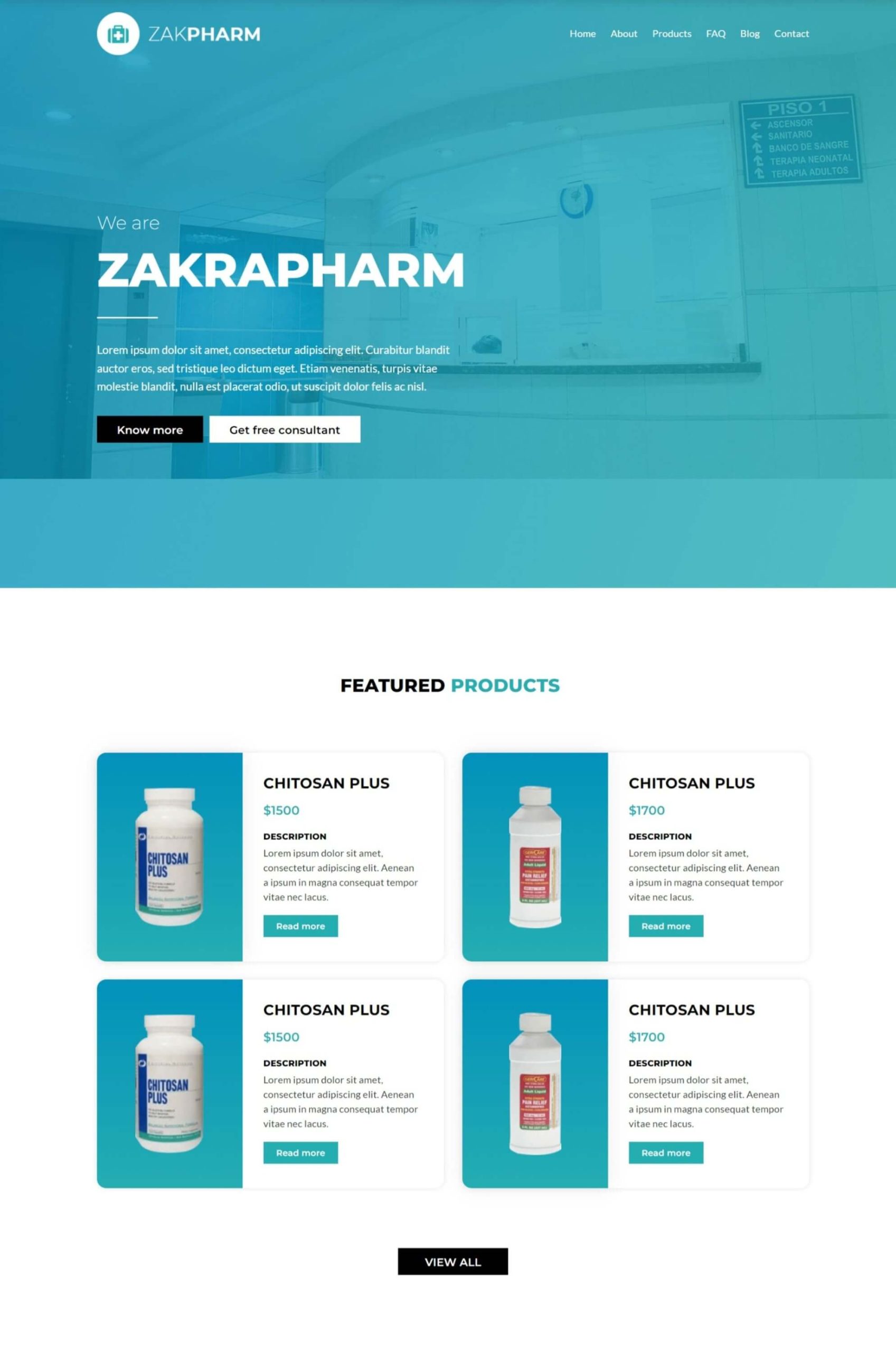 Pharmacy Elementor Website Template