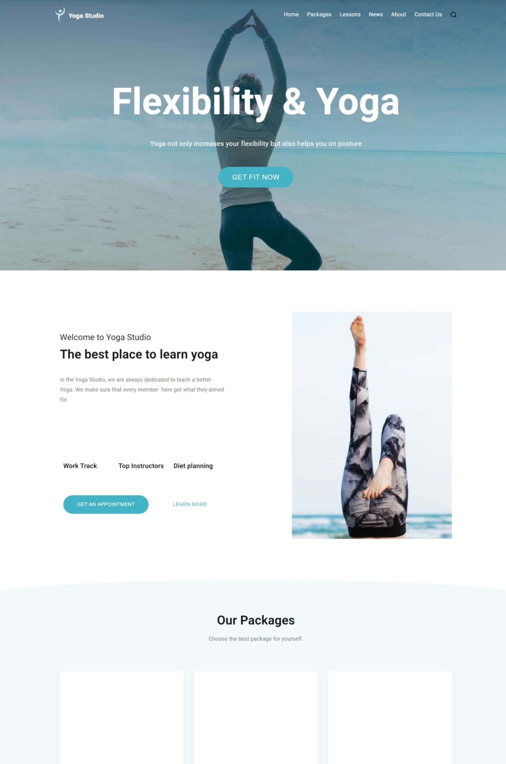 Yoga Elementor Website Template