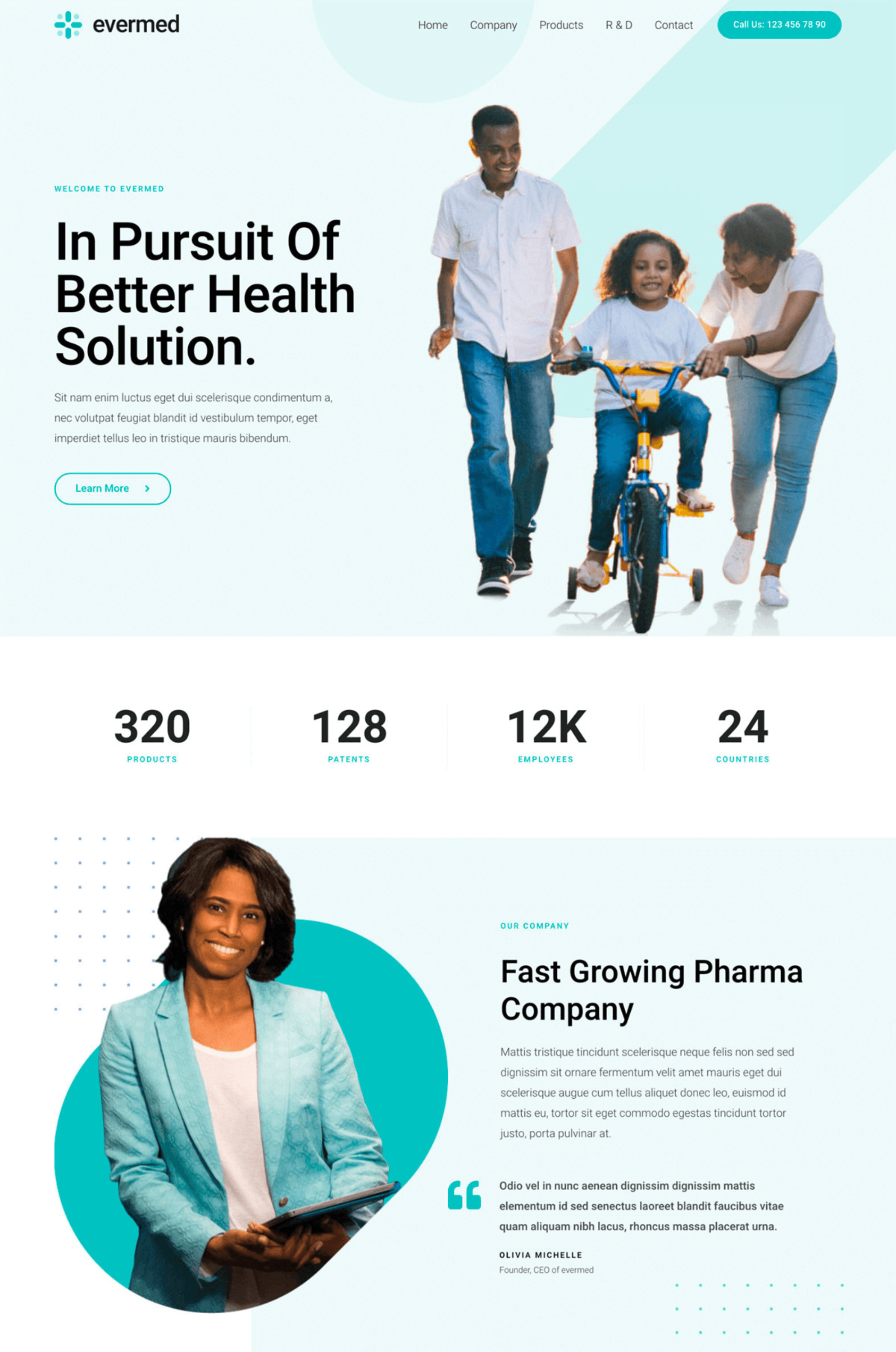 Pharmaceutical Elementor Website Template