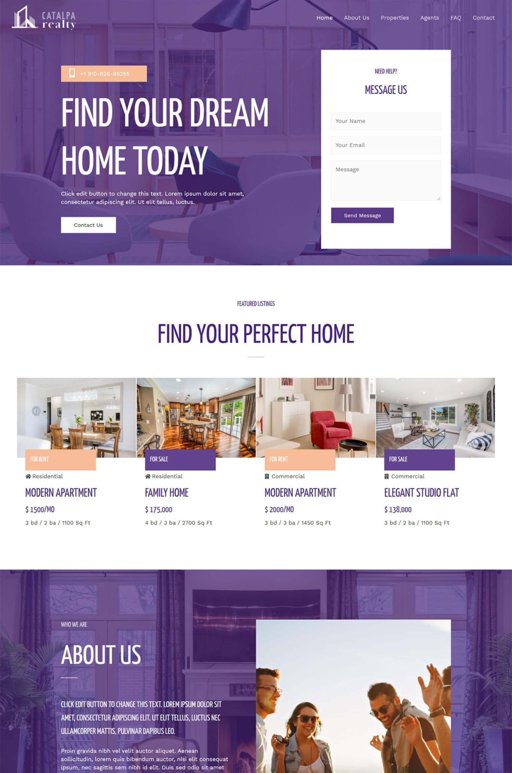 Real Estate Elementor Website Template