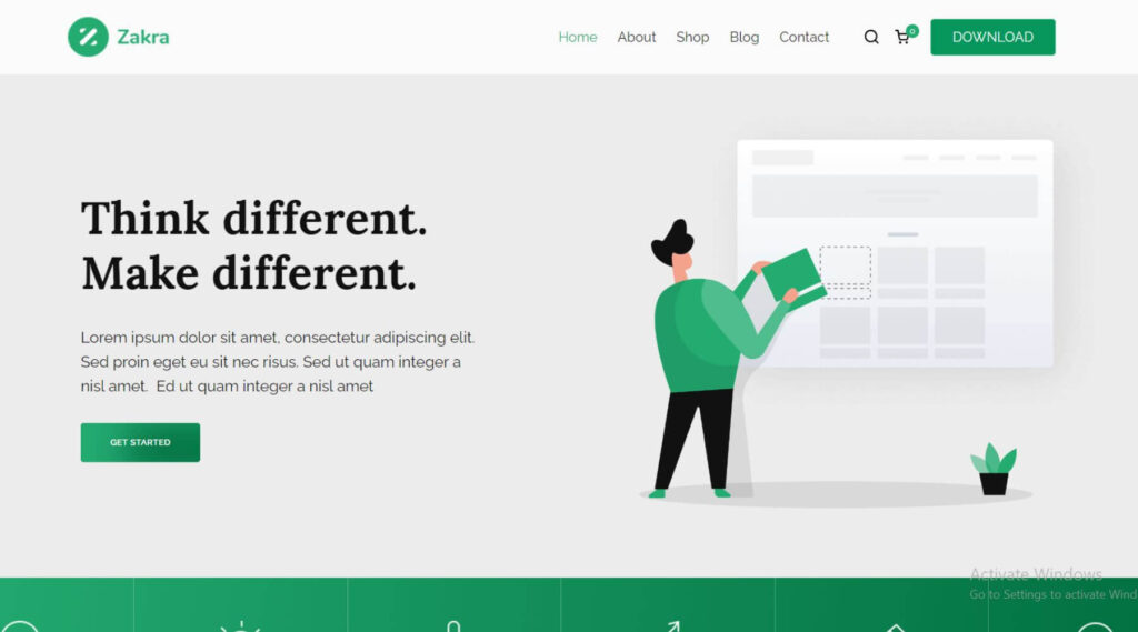 E-Commerce Agency Elementor WordPress Template