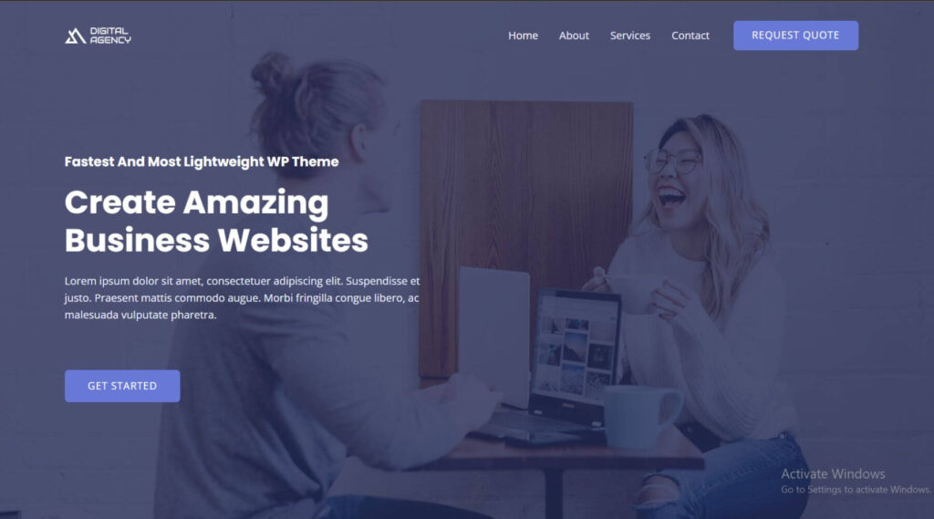 Digital Agency WordPress Gutenberg Template