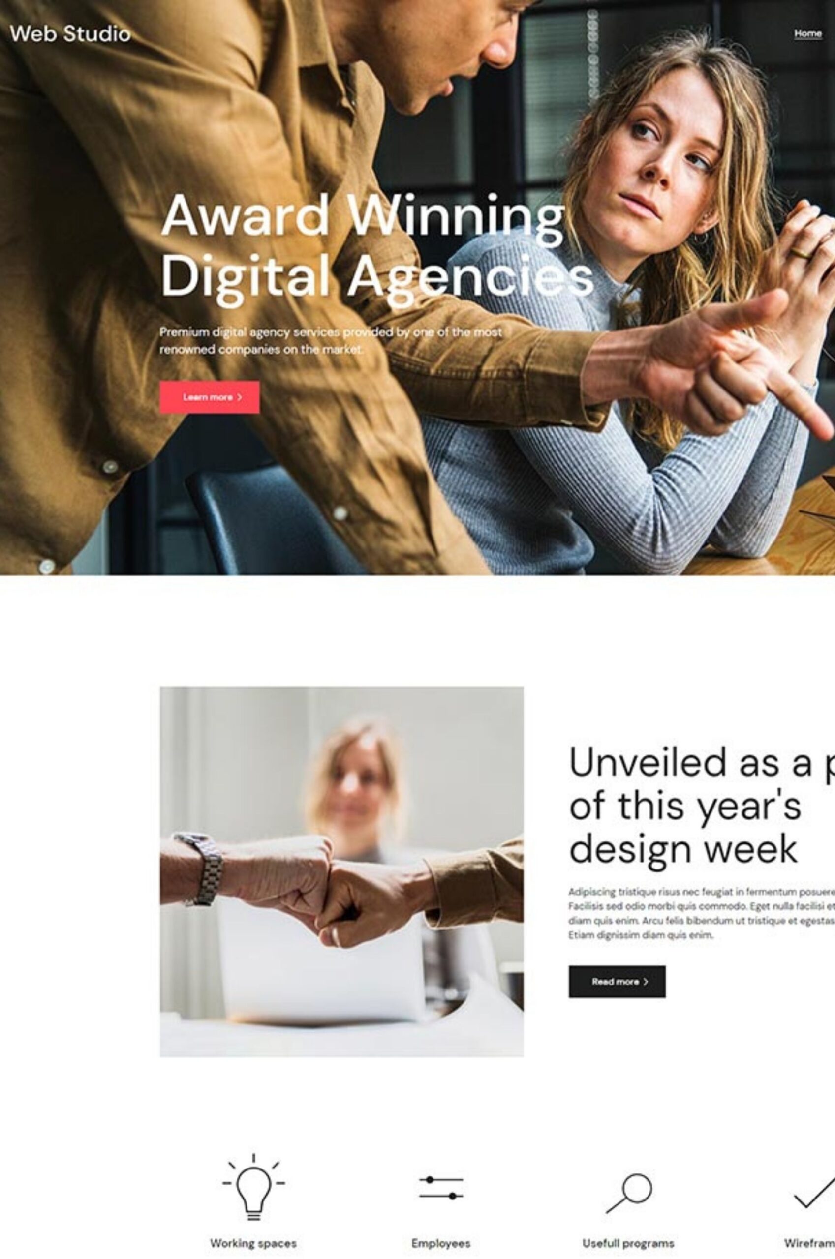 Multipurpose Digital Agency Elementor Website Template