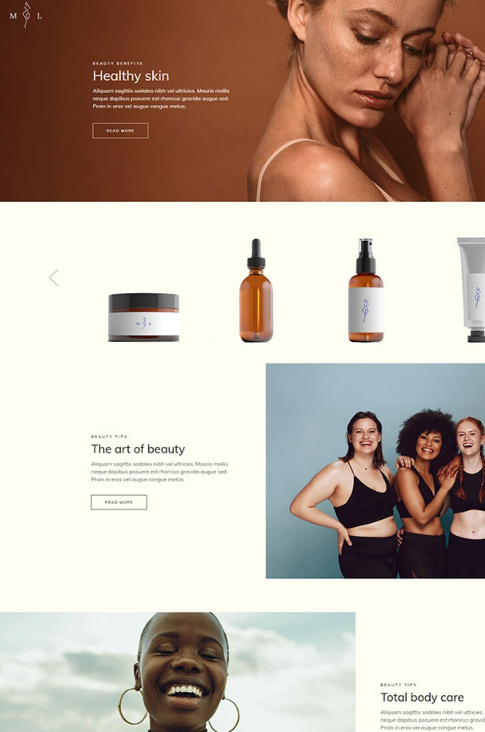 Beauty Store Elementor Website Template