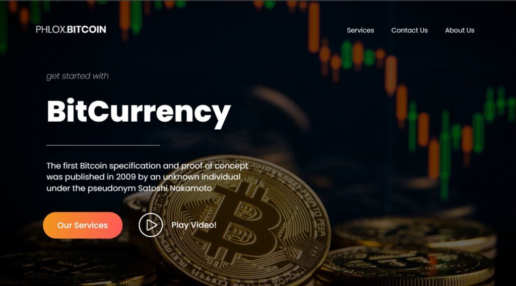 Crypto Currency WordPress Elementor Template