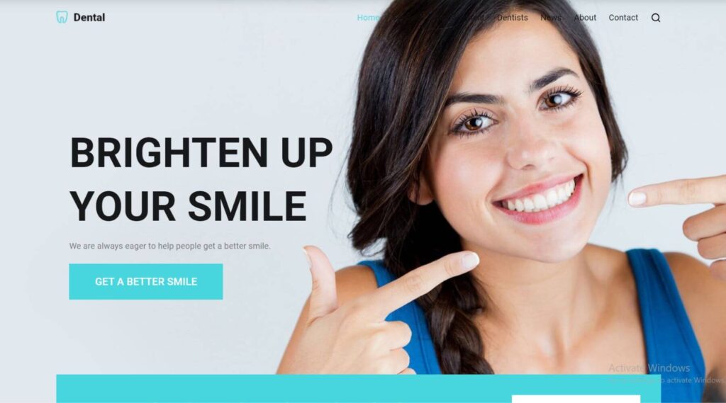 Dental WordPress Elementor Template