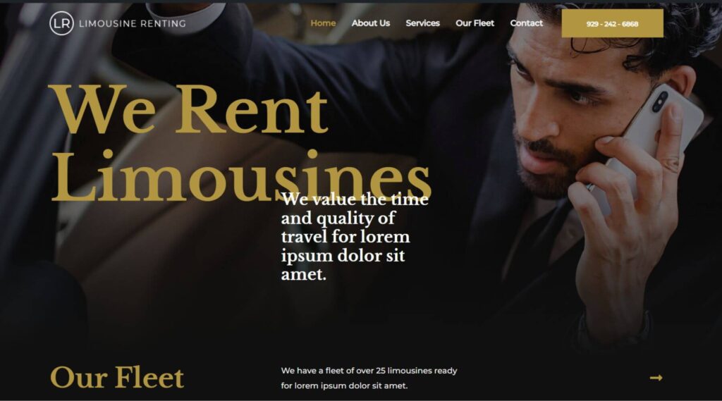 Rental Agency Elementor Website Template