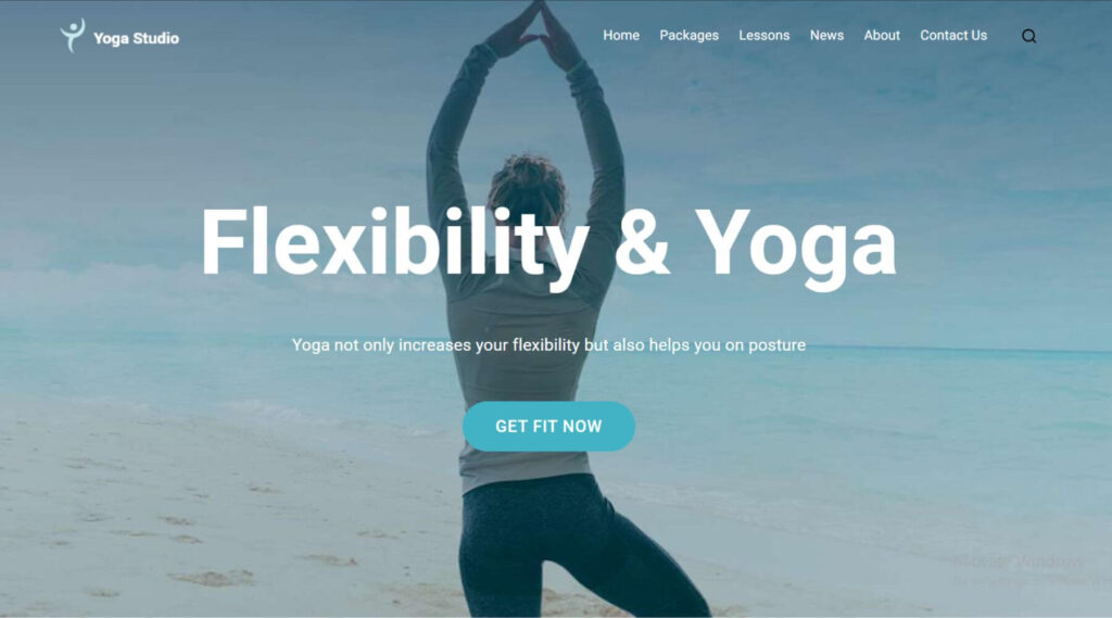 Yoga Elementor Website Template