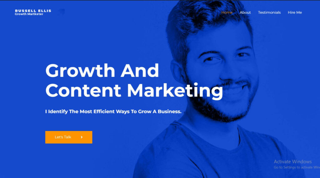 Digital Marketing Elementor Website Template