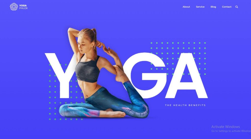 Yoga Elementor Website Template