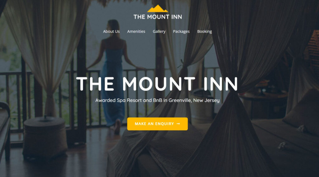 Hotel and BnB Elementor Website Template