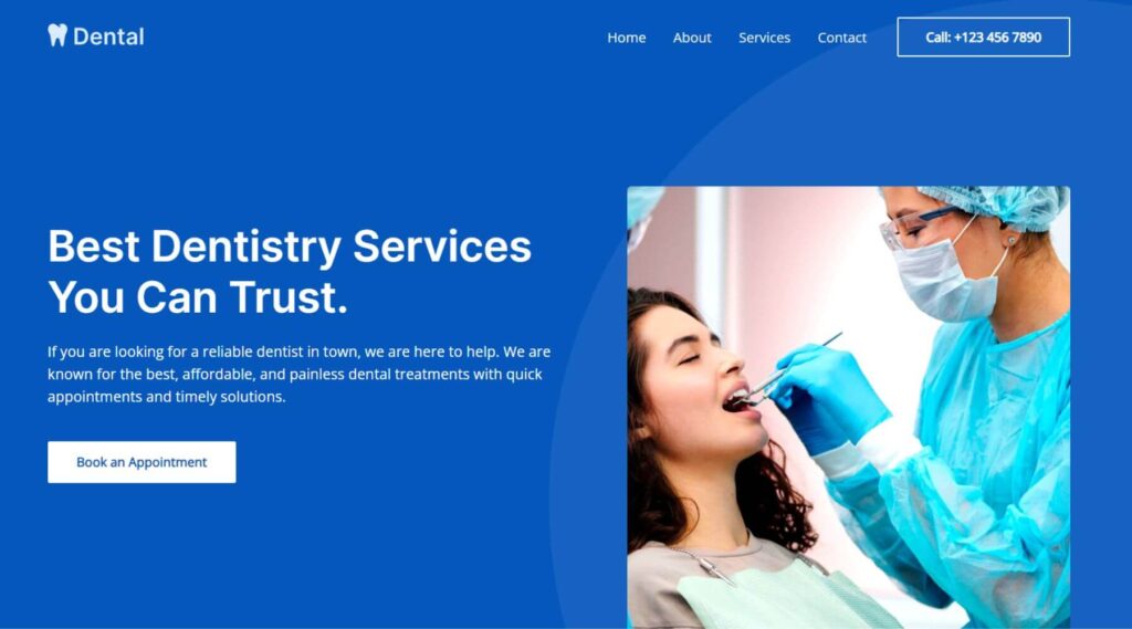 Dental Elementor Website Template