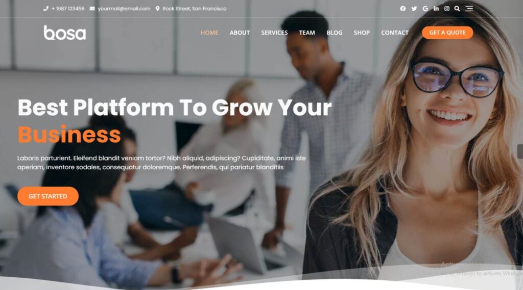 Agency Elementor Website Template