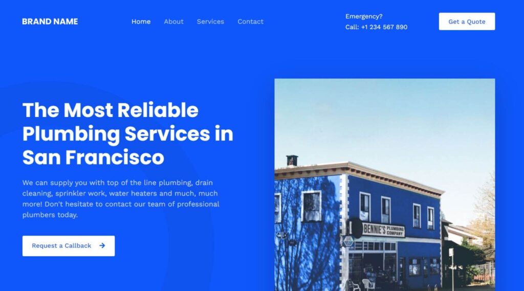 Local Business Elementor Website Template