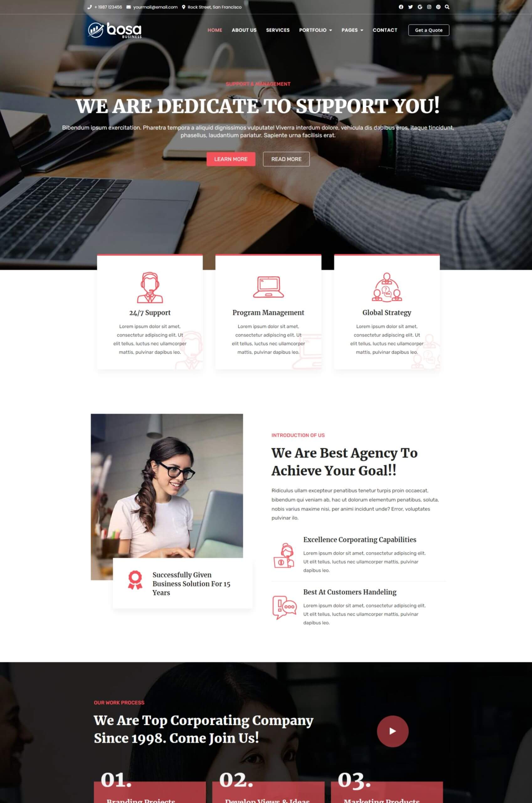 All in one Business Elementor Website Template