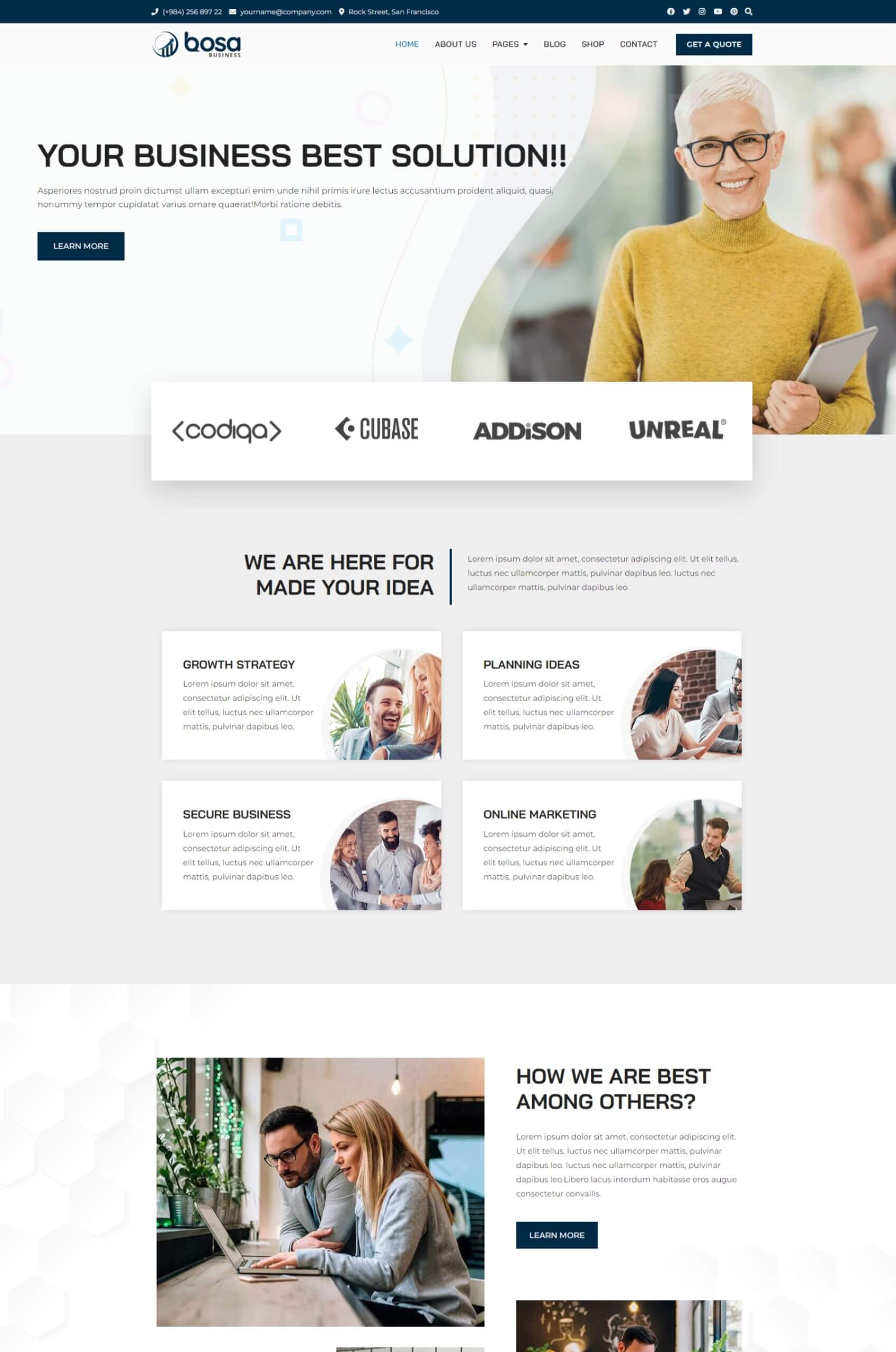 Multipurpose Business Elementor Website Template