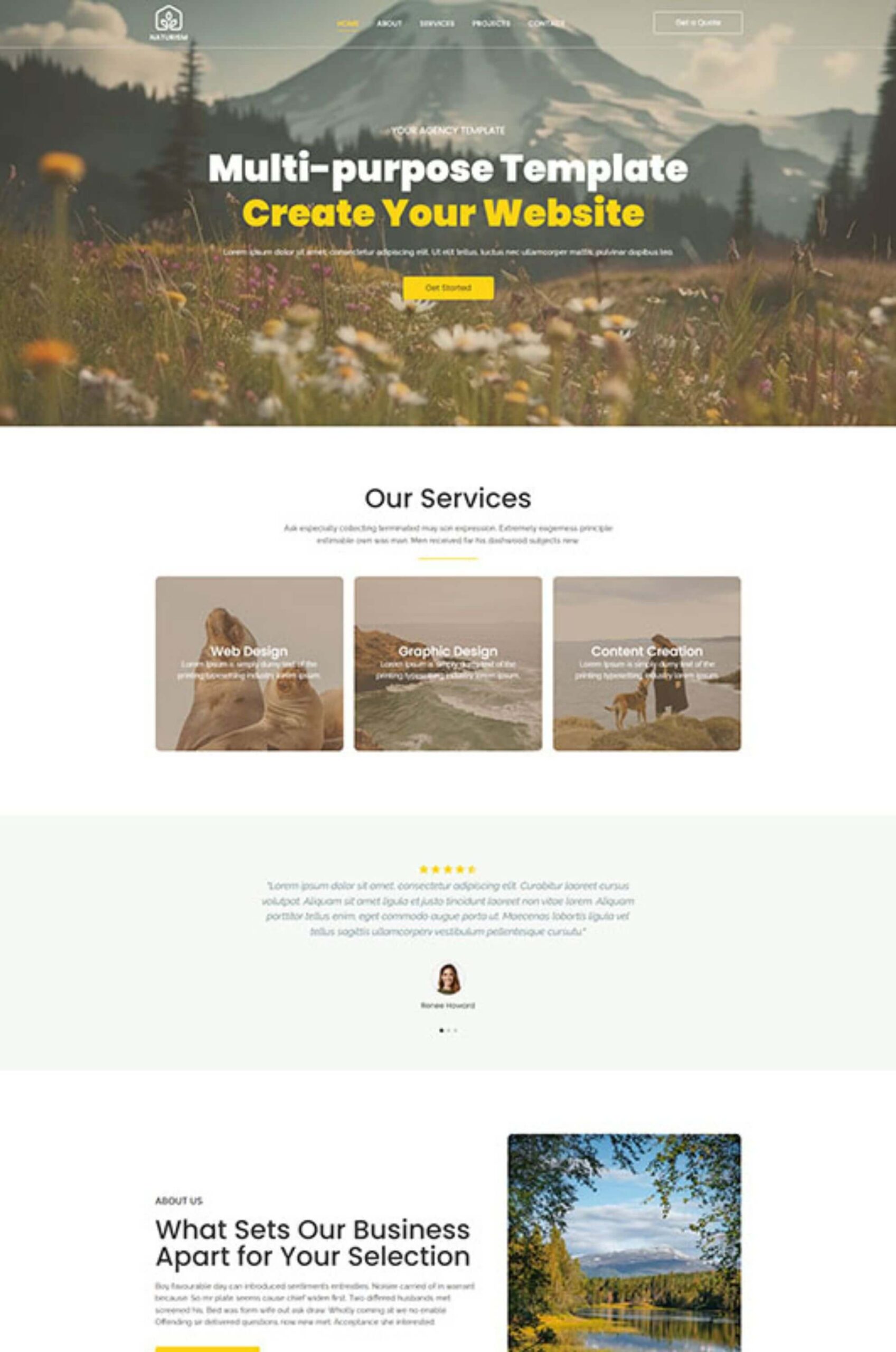 Multipurpose Agency Elementor Website Template