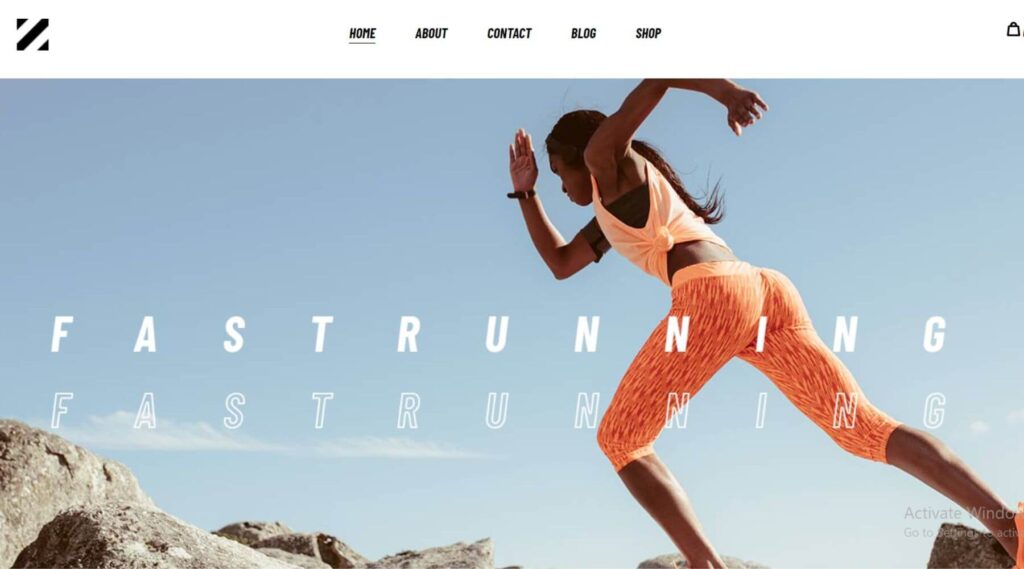 ECommerce Sports Shop Elementor Website Template